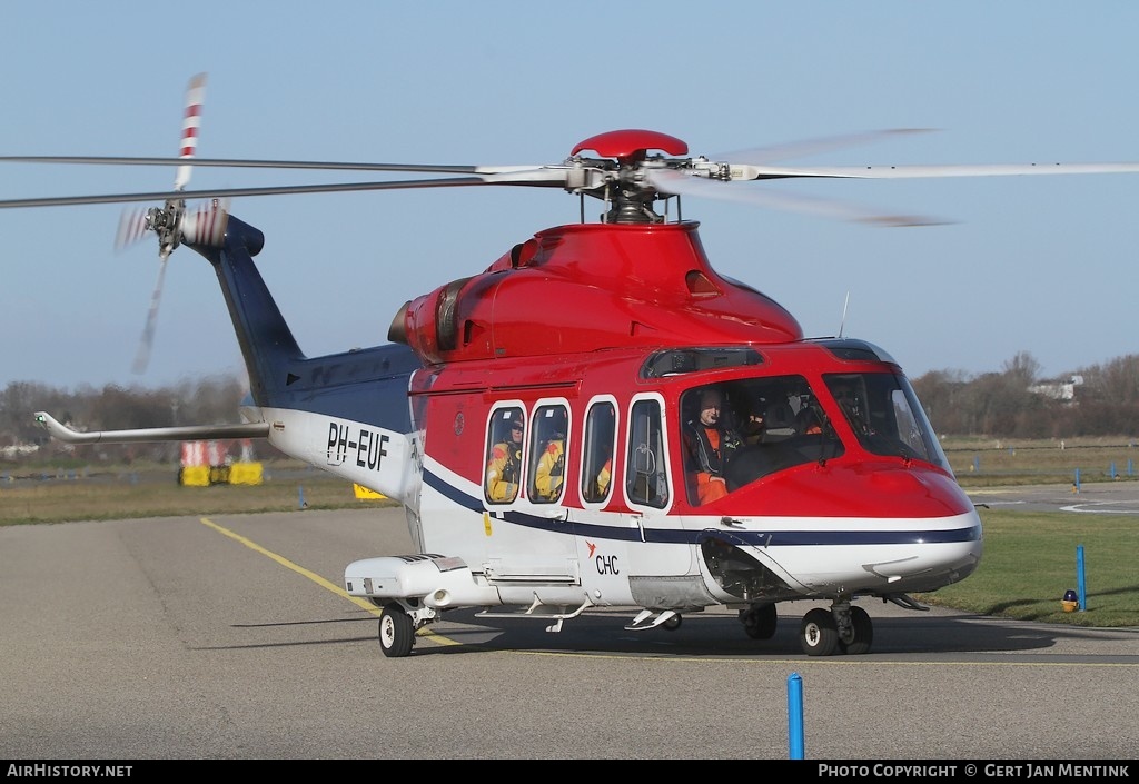 Aircraft Photo of PH-EUF | AgustaWestland AW-139 | CHC Helicopters | AirHistory.net #126467