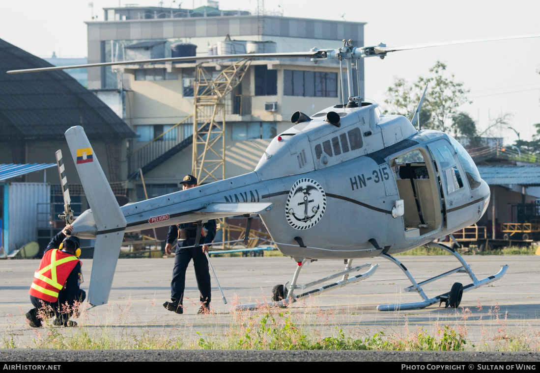 Aircraft Photo of HN-315 | Bell TH-57A SeaRanger (206A-1) | Ecuador - Navy | AirHistory.net #126530