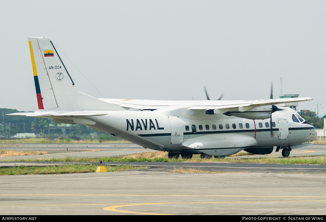 Aircraft Photo of AN-204 | CASA/IPTN CN235M-100 | Ecuador - Navy | AirHistory.net #126532