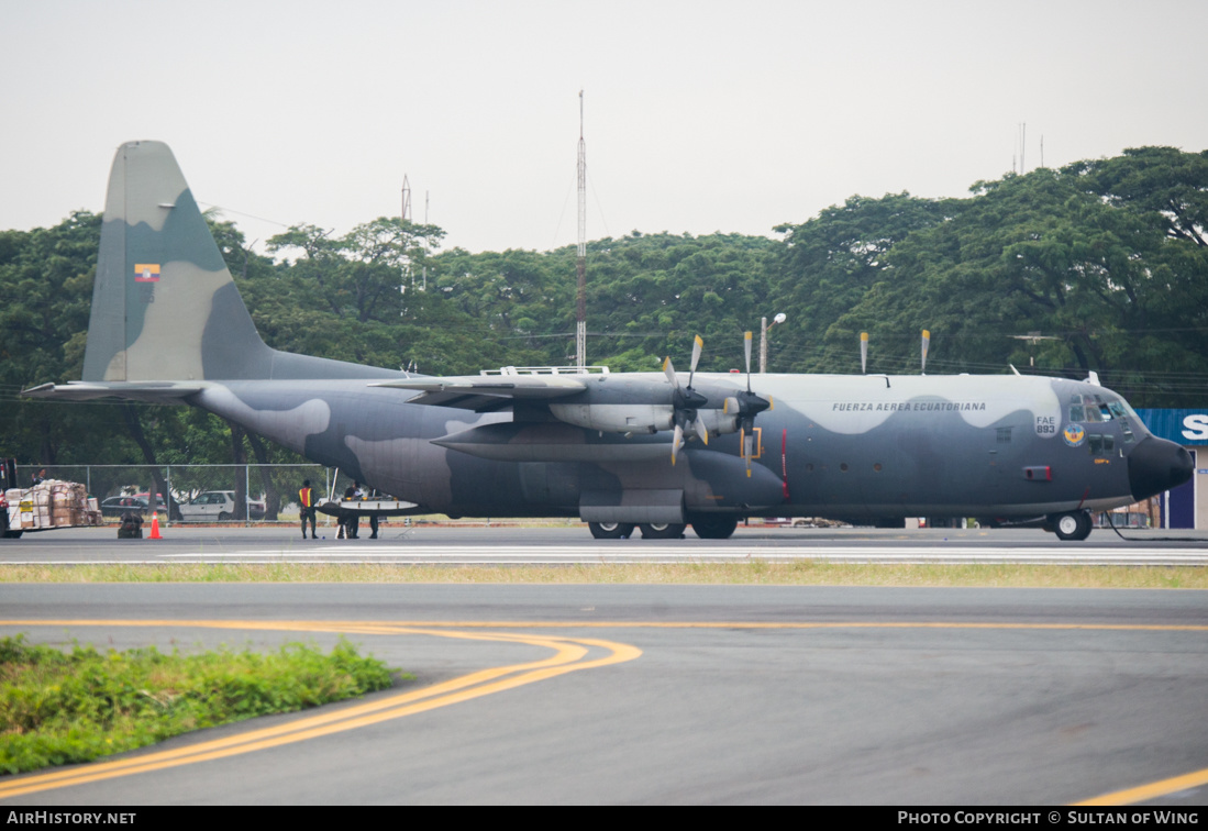 Aircraft Photo of FAE-893 | Lockheed L-100-30 Hercules (382G) | Ecuador - Air Force | AirHistory.net #126559