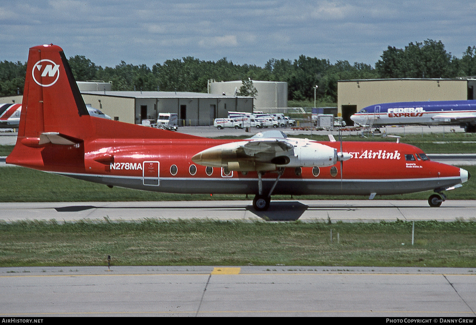 Aircraft Photo of N278MA | Fokker F27-200 Friendship | Northwest Airlink | AirHistory.net #126586