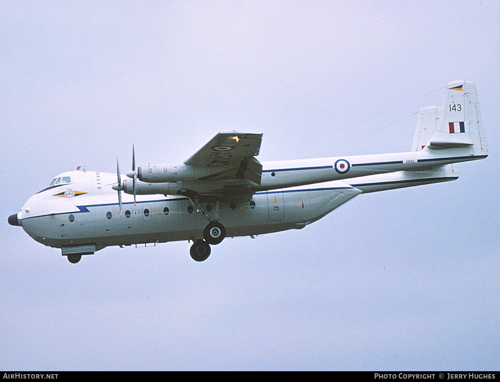 Aircraft Photo of XR143 | Armstrong Whitworth AW-660 Argosy E.1 | UK - Air Force | AirHistory.net #126652