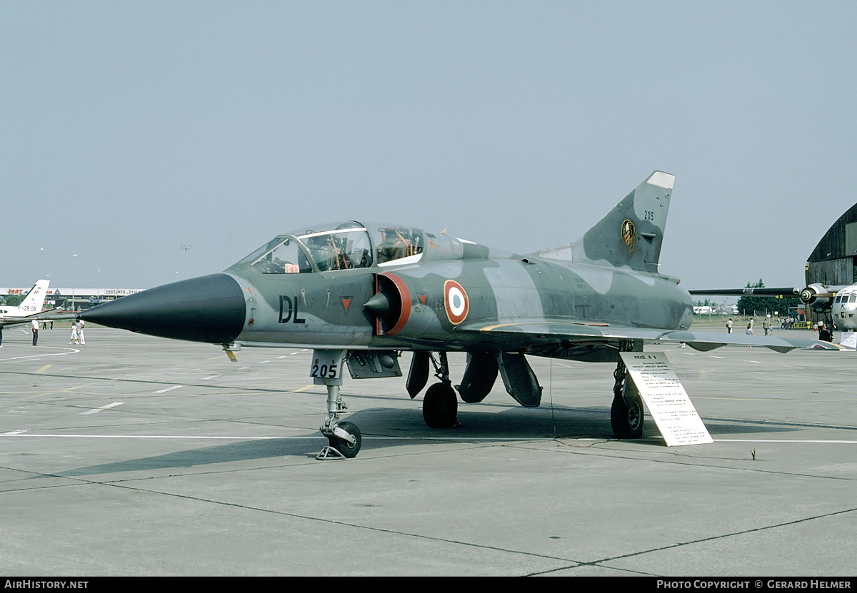 Aircraft Photo of 205 | Dassault Mirage IIIB | France - Air Force | AirHistory.net #126664