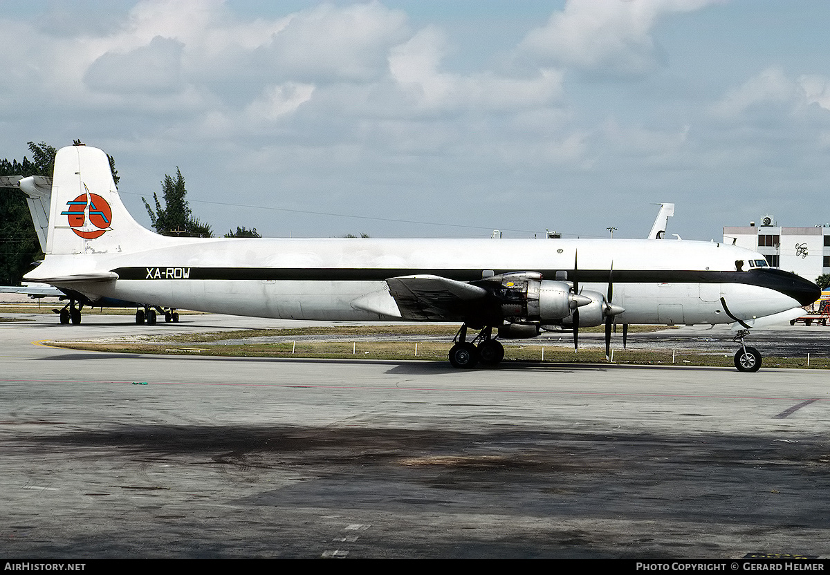 Aircraft Photo of XA-ROW | Douglas DC-7B | AirHistory.net #126666