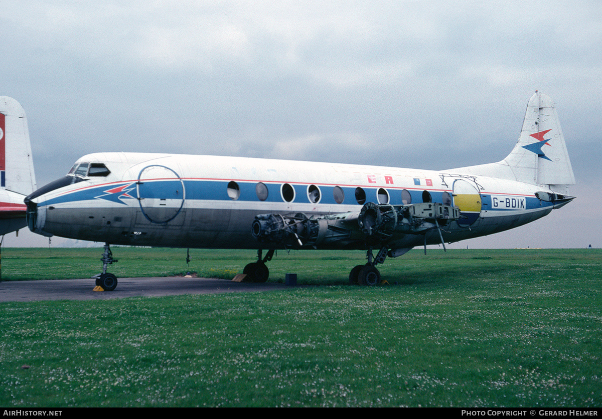 Aircraft Photo of G-BDIK | Vickers 708 Viscount | AirHistory.net #126680