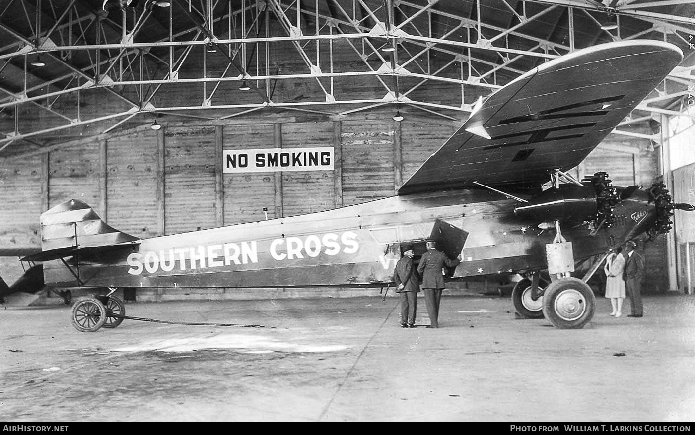 Aircraft Photo of VH-USU | Fokker F.VIIb-3m | AirHistory.net #126700