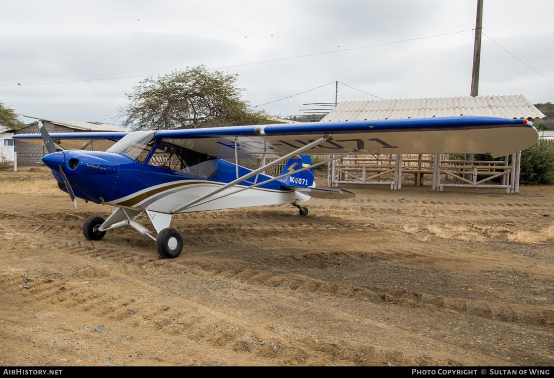 Aircraft Photo of HC-U0071 | CubCrafters CC11-100 Sport Cub S2 | Aeroclub Los Rebeldes | AirHistory.net #126701