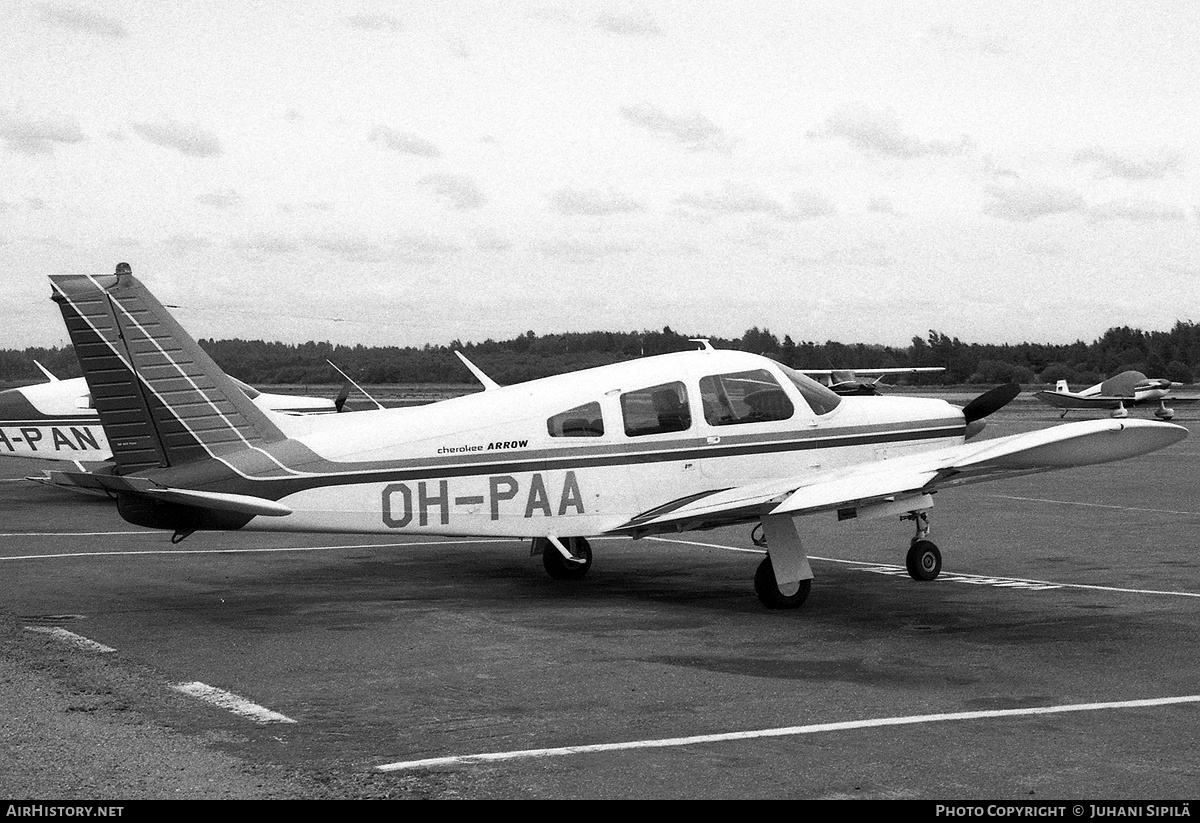 Aircraft Photo of OH-PAA | Piper PA-28R-200 Cherokee Arrow II | AirHistory.net #126709