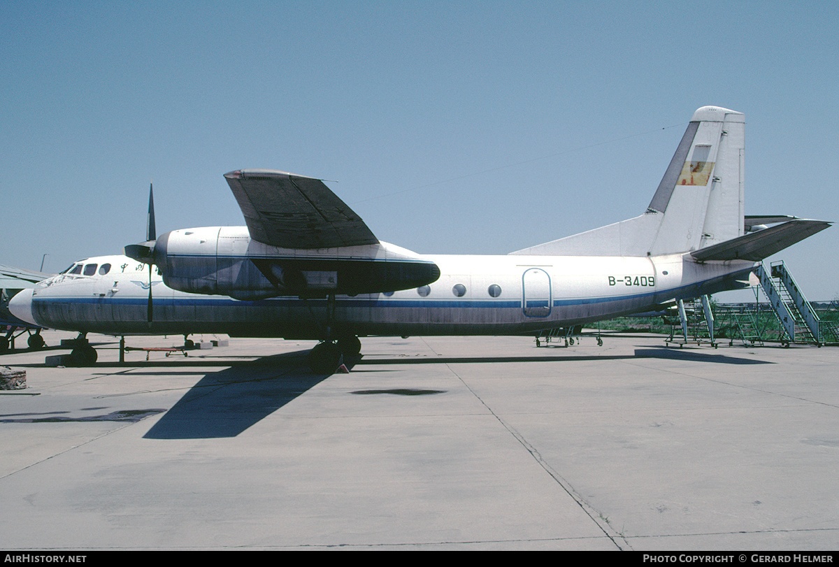 Aircraft Photo of B-3409 | Antonov An-24B | CAAC - Civil Aviation Administration of China | AirHistory.net #126711