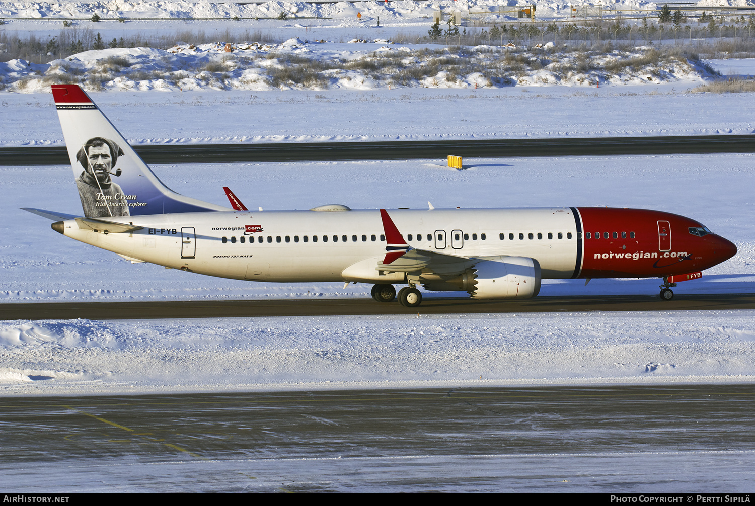 Aircraft Photo of EI-FYB | Boeing 737-8 Max 8 | Norwegian | AirHistory.net #126721