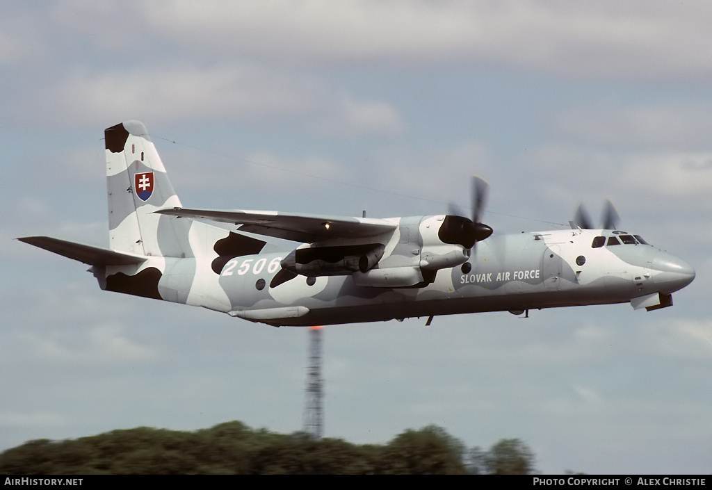 Aircraft Photo of 2506 | Antonov An-26 | Slovakia - Air Force | AirHistory.net #126741