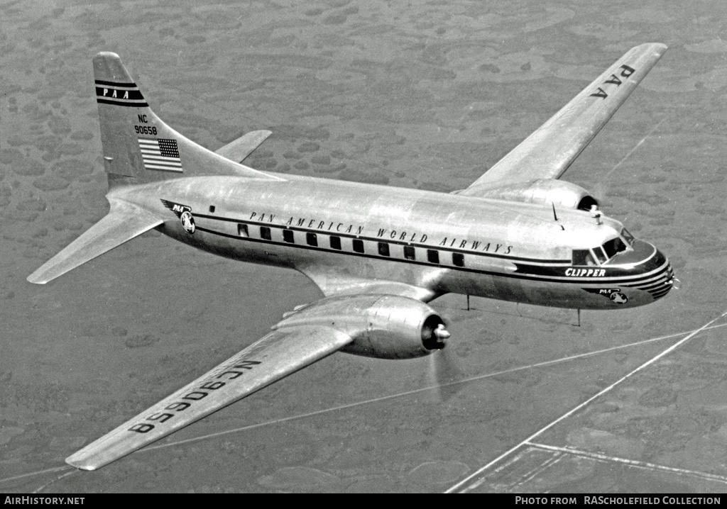 Aircraft Photo of NC90658 | Convair 240-2 | Pan American World Airways - PAA | AirHistory.net #126749