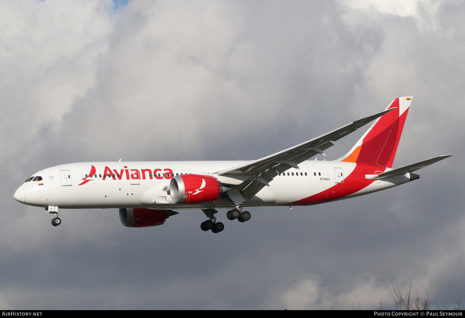 Aircraft Photo of N791AV | Boeing 787-8 Dreamliner | Avianca | AirHistory.net #126763