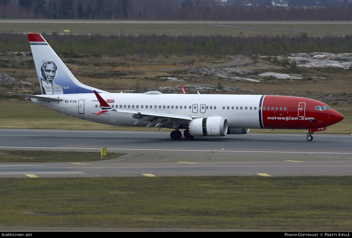 Aircraft Photo of EI-FYE | Boeing 737-8 Max 8 | Norwegian | AirHistory.net #126771
