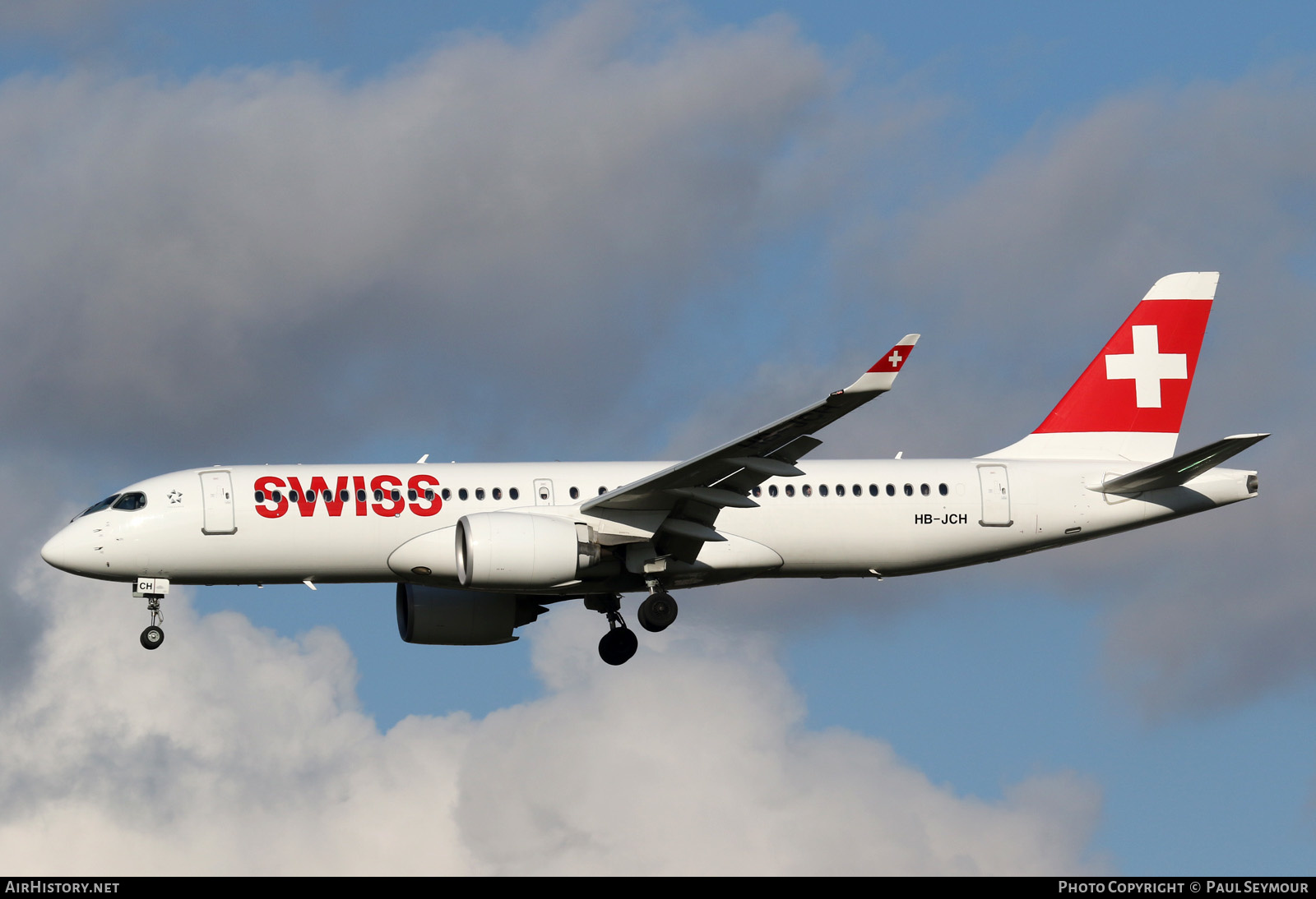 Aircraft Photo of HB-JCH | Bombardier CSeries CS300 (BD-500-1A11) | Swiss International Air Lines | AirHistory.net #126791