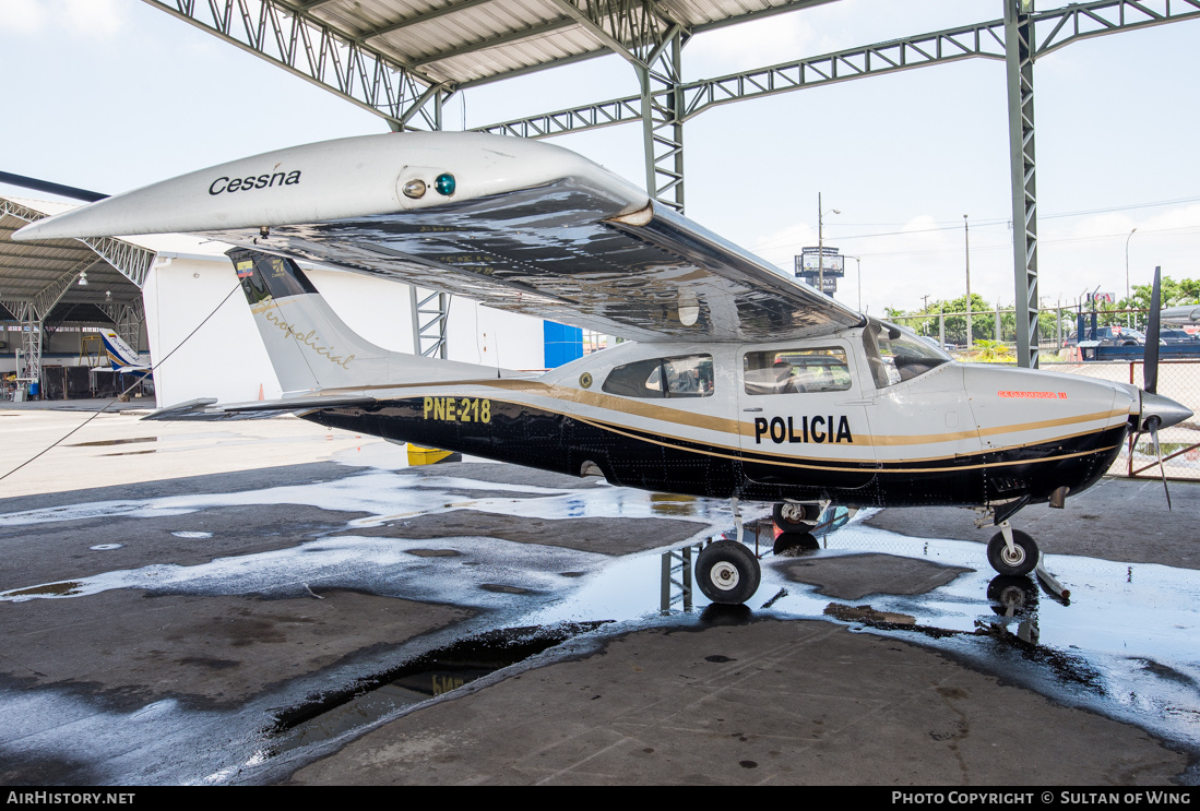 Aircraft Photo of PNE-218 | Cessna 210M Centurion II | Ecuador - Police | AirHistory.net #126798