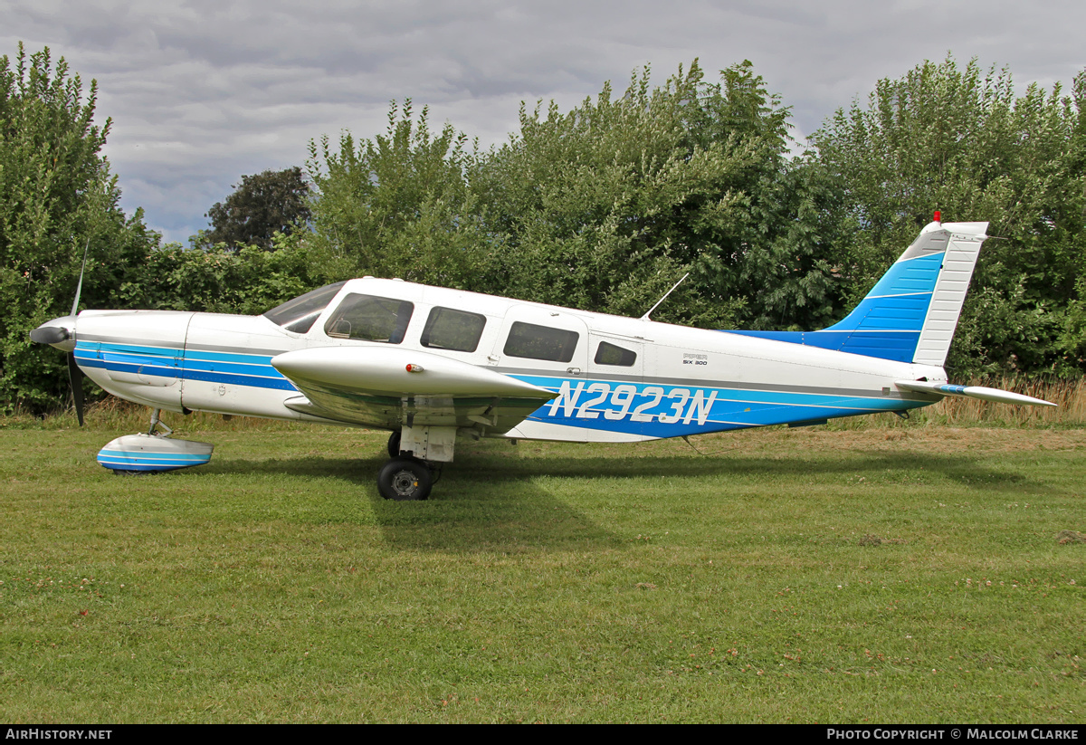 Aircraft Photo of N2923N | Piper PA-32-300 Cherokee Six 300 | AirHistory.net #126829