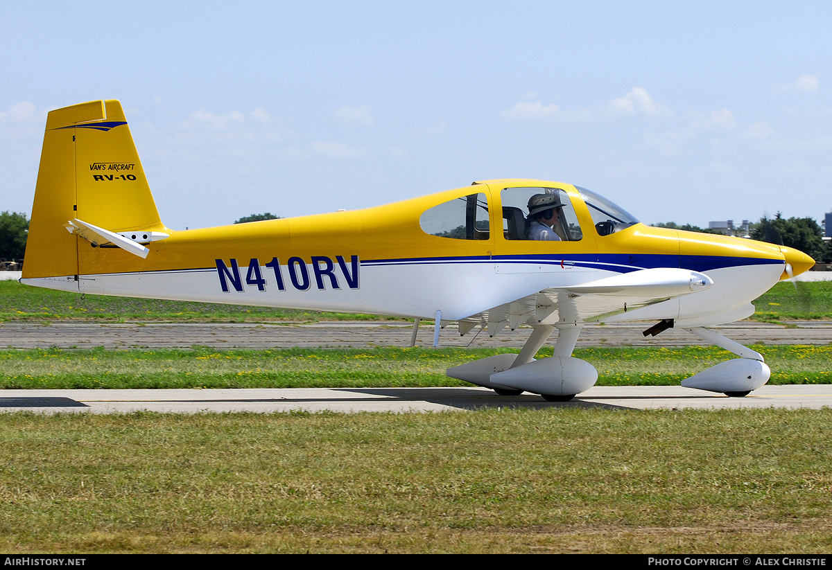 Aircraft Photo of N410RV | Van's RV-10 | AirHistory.net #126836