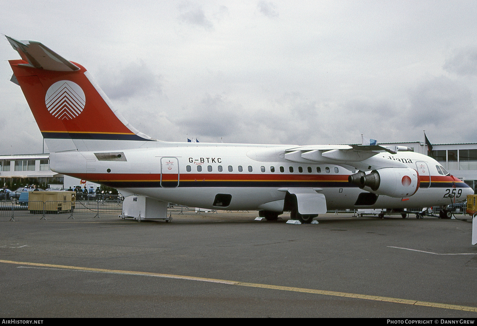 Aircraft Photo of G-BTKC | British Aerospace BAe-146-200 | Meridiana | AirHistory.net #126875