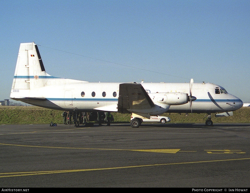 Aircraft Photo of CS-03 | Hawker Siddeley HS-748 Srs2A/288LFD | Belgium - Air Force | AirHistory.net #126949