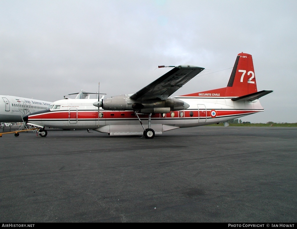 Aircraft Photo of F-ZBFG | Fokker F27-600/AT Friendship | Sécurité Civile | AirHistory.net #126952