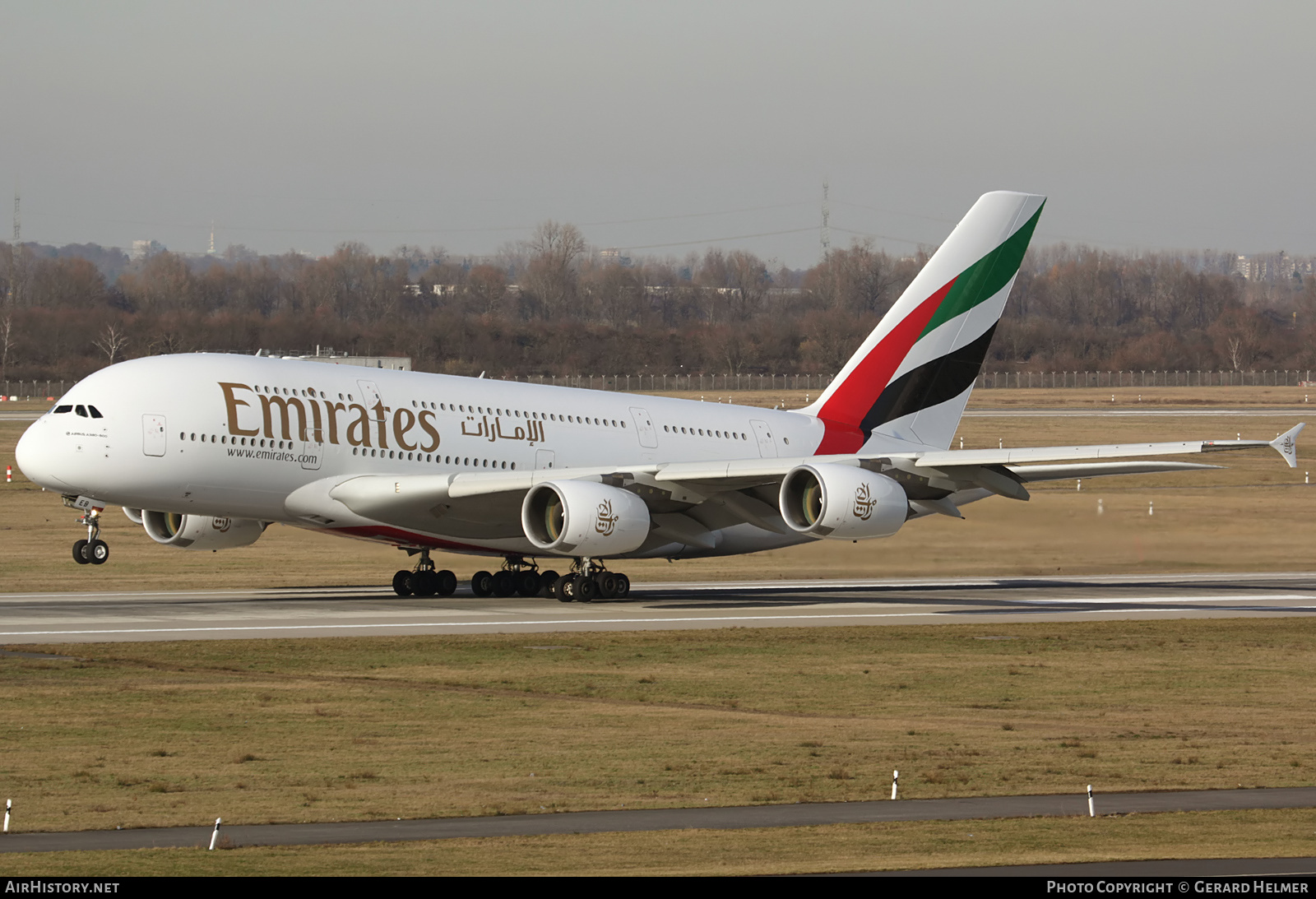 Aircraft Photo of A6-EEB | Airbus A380-861 | Emirates | AirHistory.net #126977