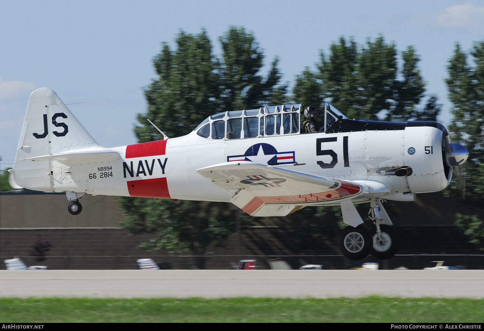 Aircraft Photo of N8994 / 66-2814 | North American AT-16 Harvard IIB | USA - Navy | AirHistory.net #126992