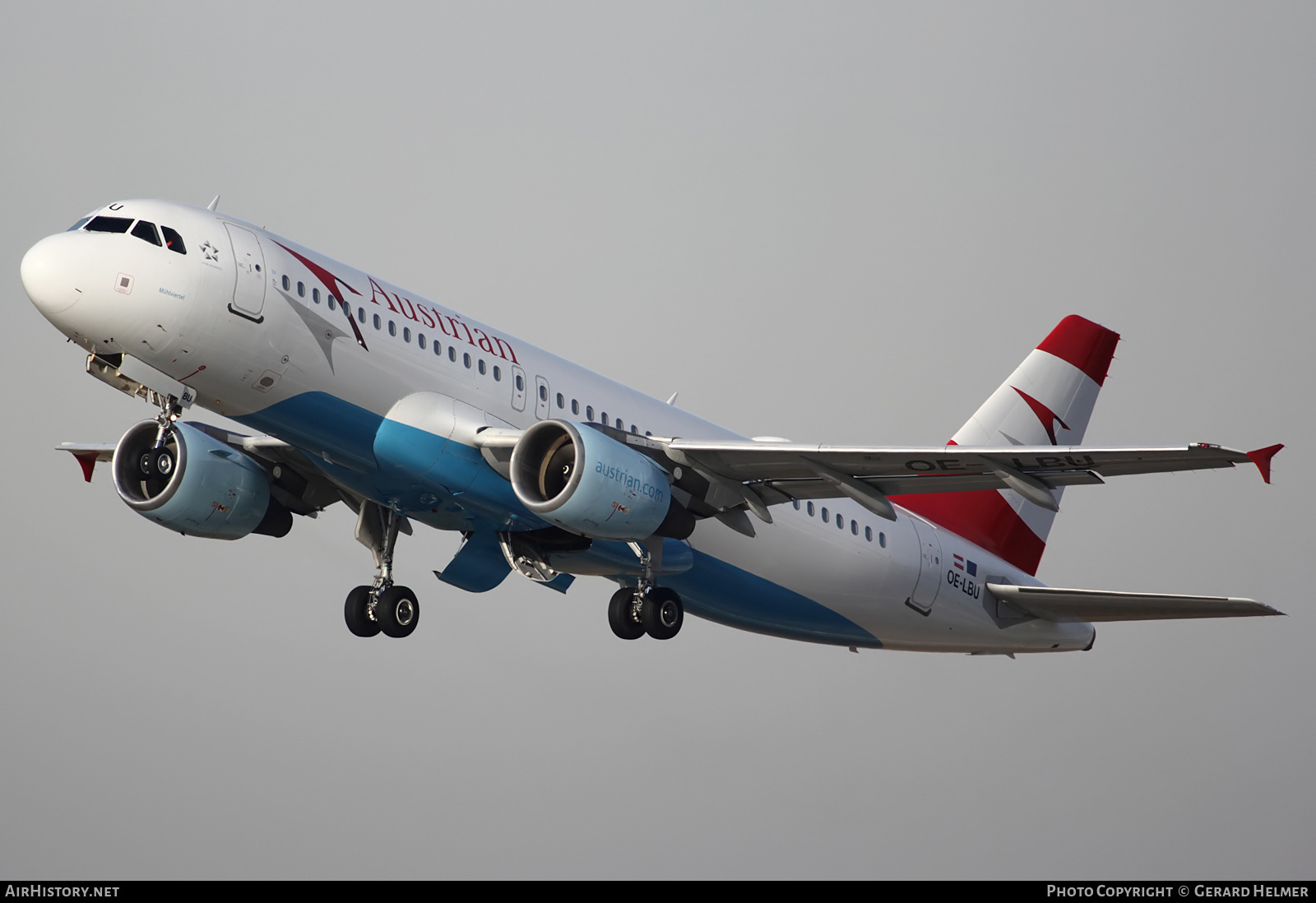 Aircraft Photo of OE-LBU | Airbus A320-214 | Austrian Airlines | AirHistory.net #126998