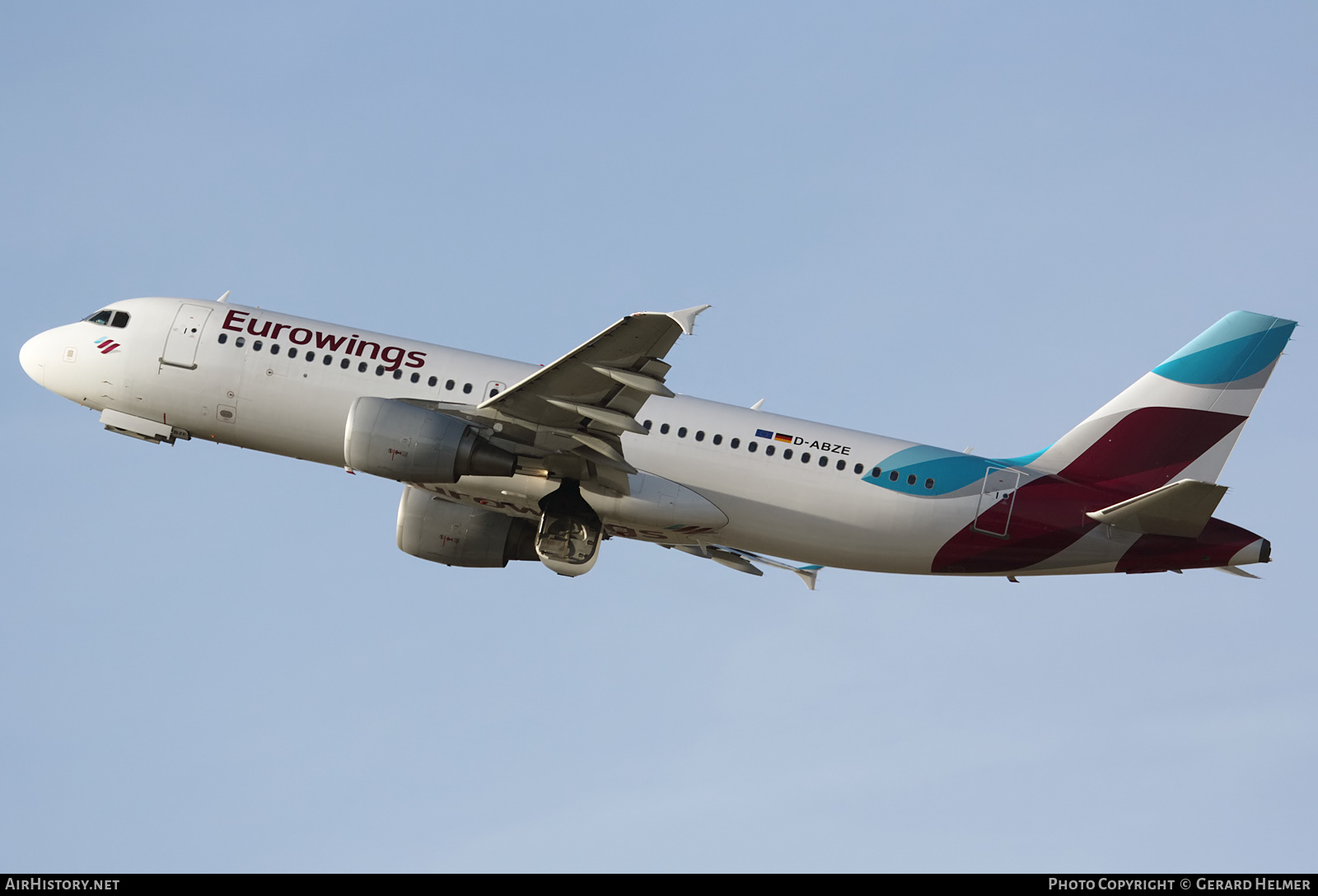 Aircraft Photo of D-ABZE | Airbus A320-216 | Eurowings | AirHistory.net #127017