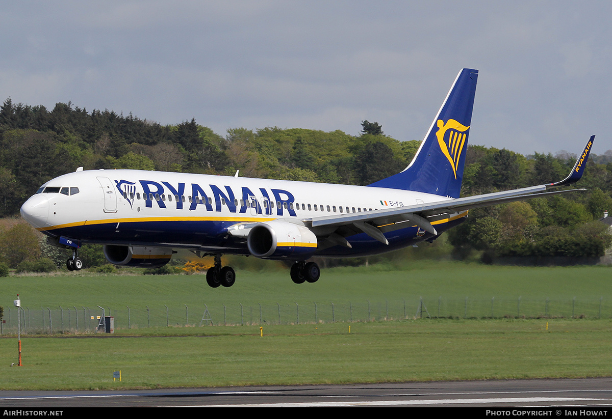 Aircraft Photo of EI-FIS | Boeing 737-8AS | Ryanair | AirHistory.net #127027