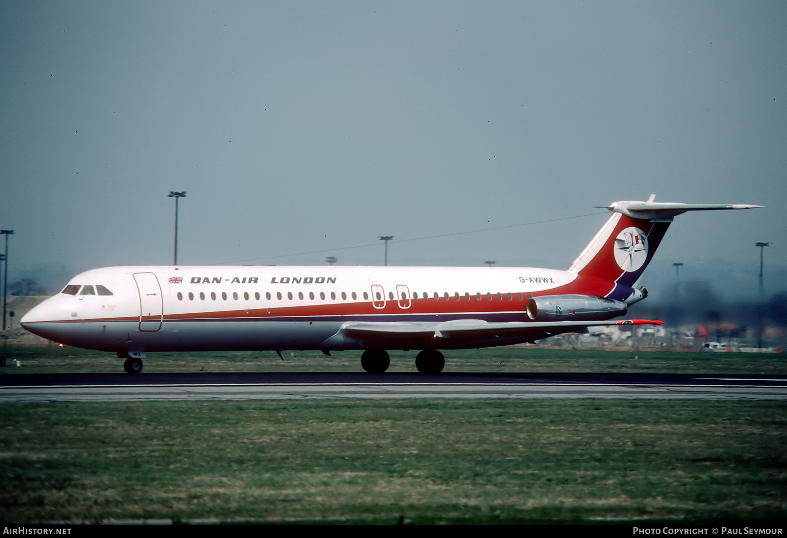 Aircraft Photo of G-AWWX | BAC 111-509EW One-Eleven | Dan-Air London | AirHistory.net #127029