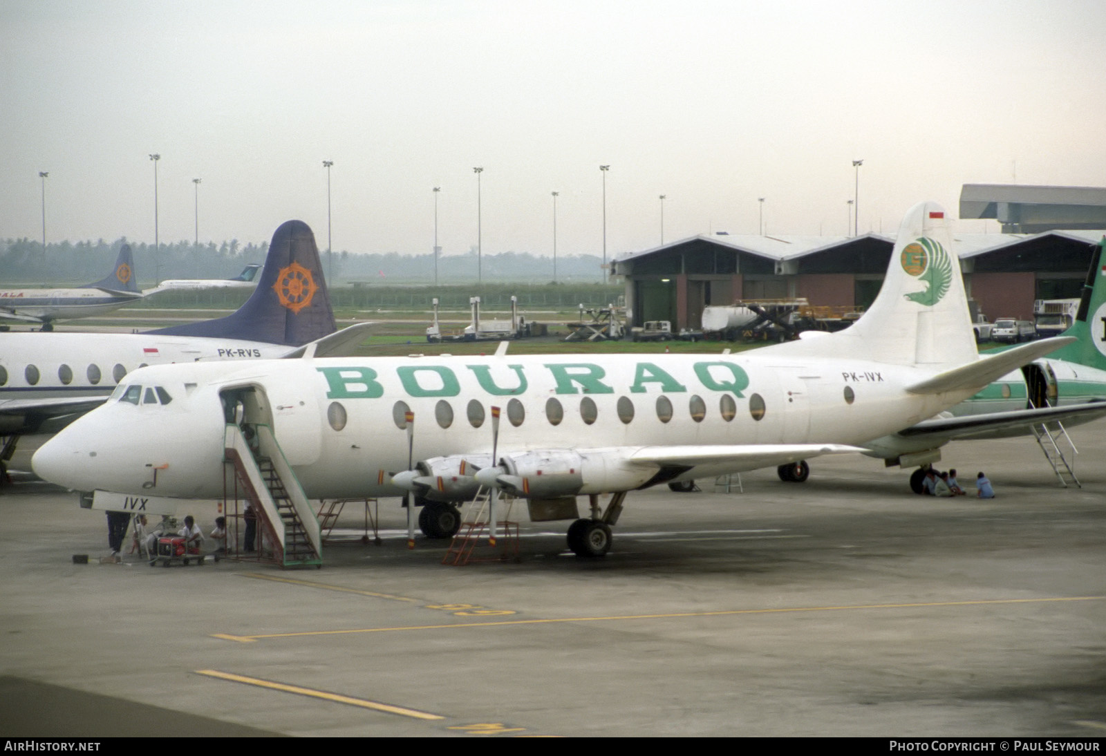 Aircraft Photo of PK-IVX | Vickers 843 Viscount | Bouraq Indonesia Airlines | AirHistory.net #127037