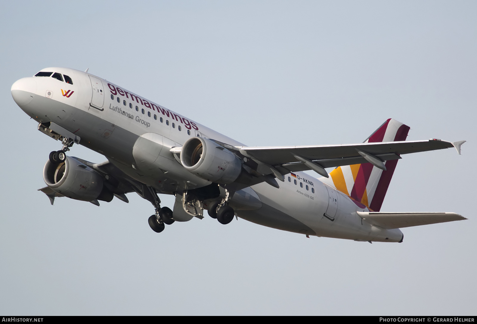 Aircraft Photo of D-AKNR | Airbus A319-112 | Germanwings | AirHistory.net #127038