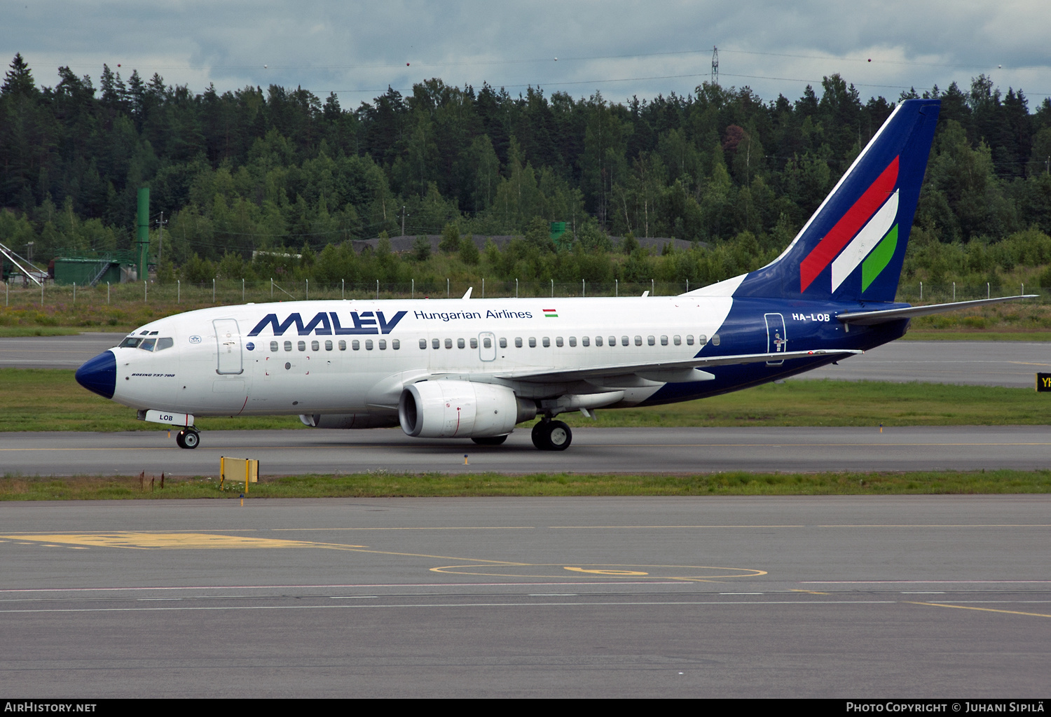 Aircraft Photo of HA-LOB | Boeing 737-7Q8 | Malév - Hungarian Airlines | AirHistory.net #127053