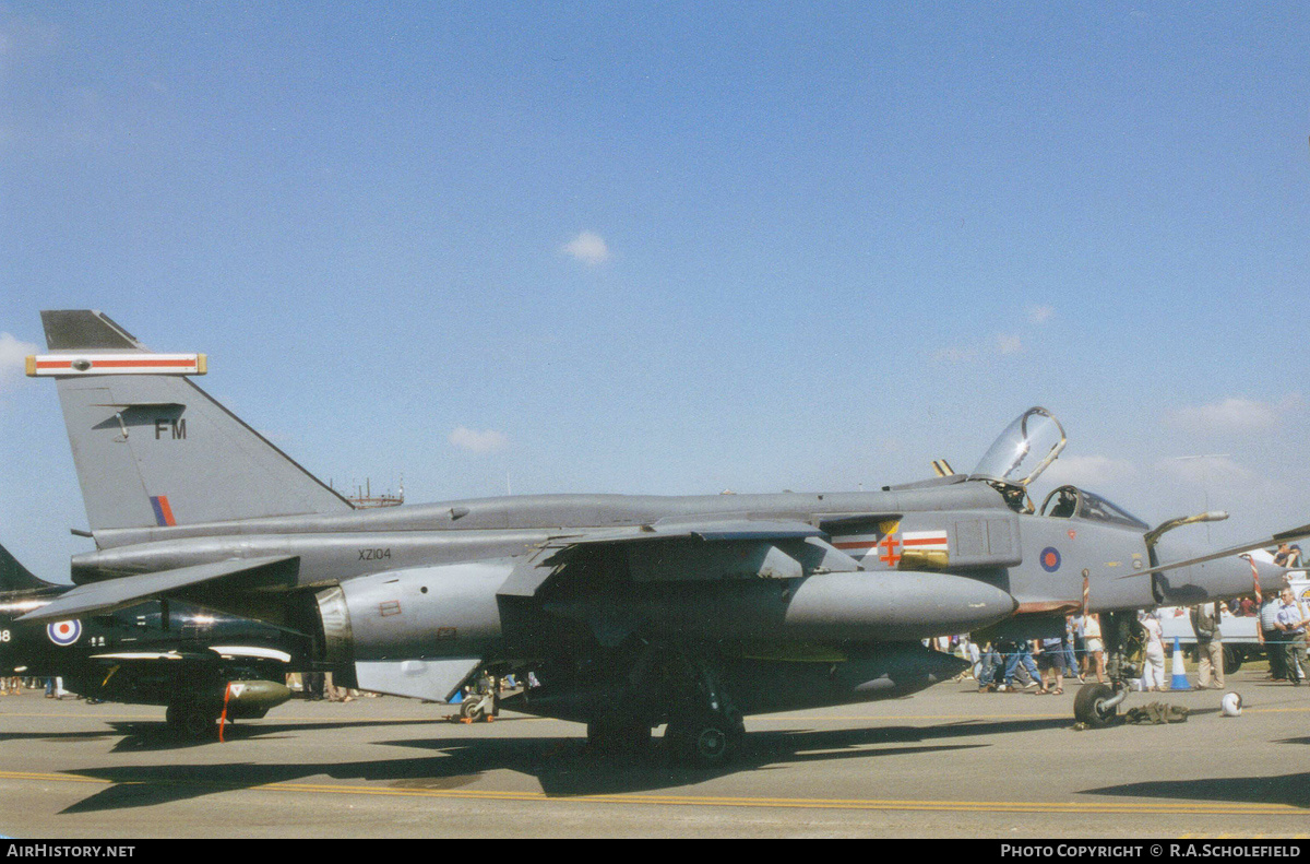 Aircraft Photo of XZ104 | Sepecat Jaguar GR1A | UK - Air Force | AirHistory.net #127064