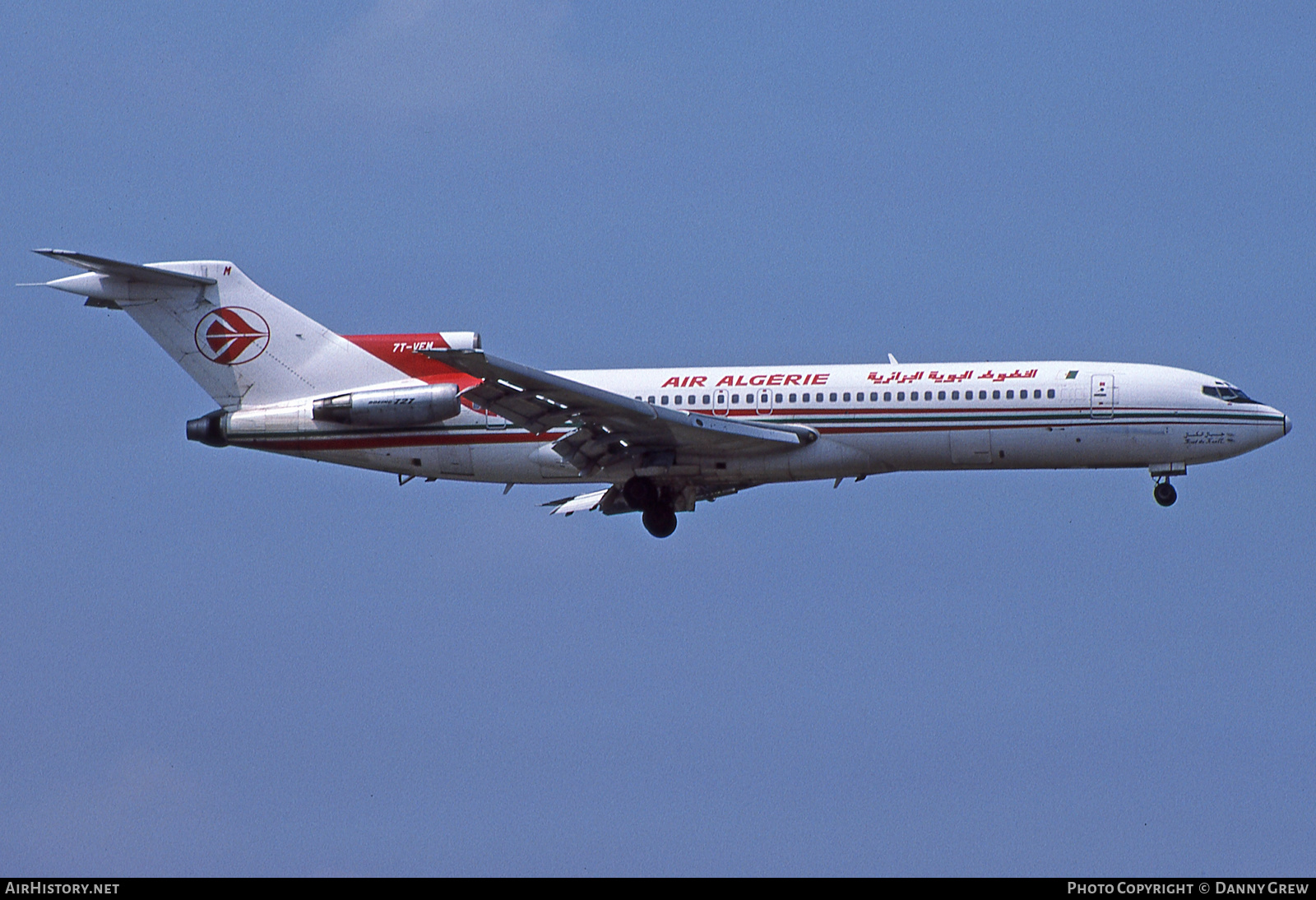 Aircraft Photo of 7T-VEM | Boeing 727-2D6/Adv | Air Algérie | AirHistory.net #127067