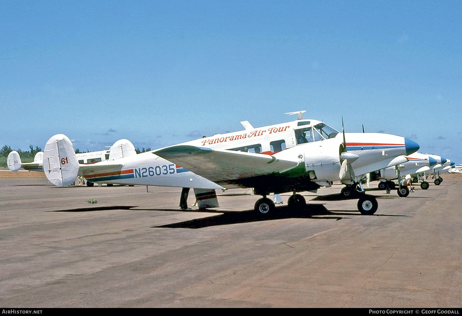 Aircraft Photo of N26035 | Beech H18 Tri-Gear | Panorama Air Tour | AirHistory.net #127072