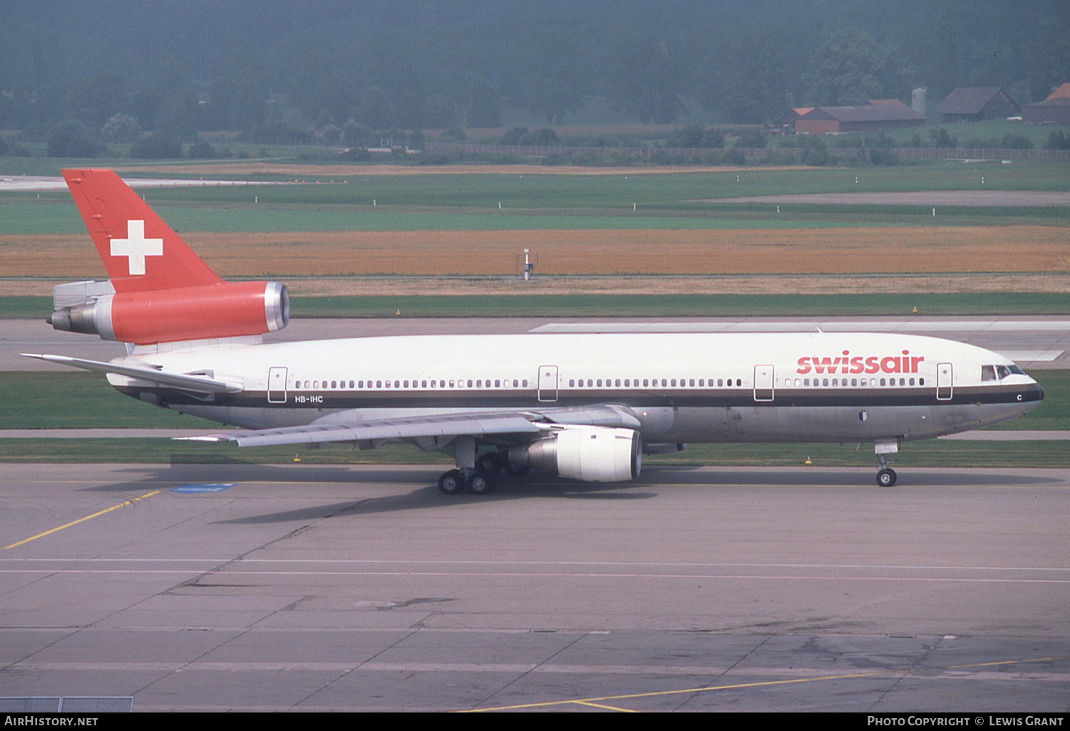 Aircraft Photo of HB-IHC | McDonnell Douglas DC-10-30 | Swissair | AirHistory.net #127122