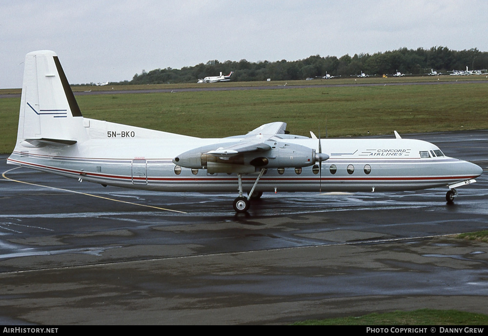 Aircraft Photo of 5N-BKO | Fairchild Hiller FH-227B | Concord Airlines | AirHistory.net #127242