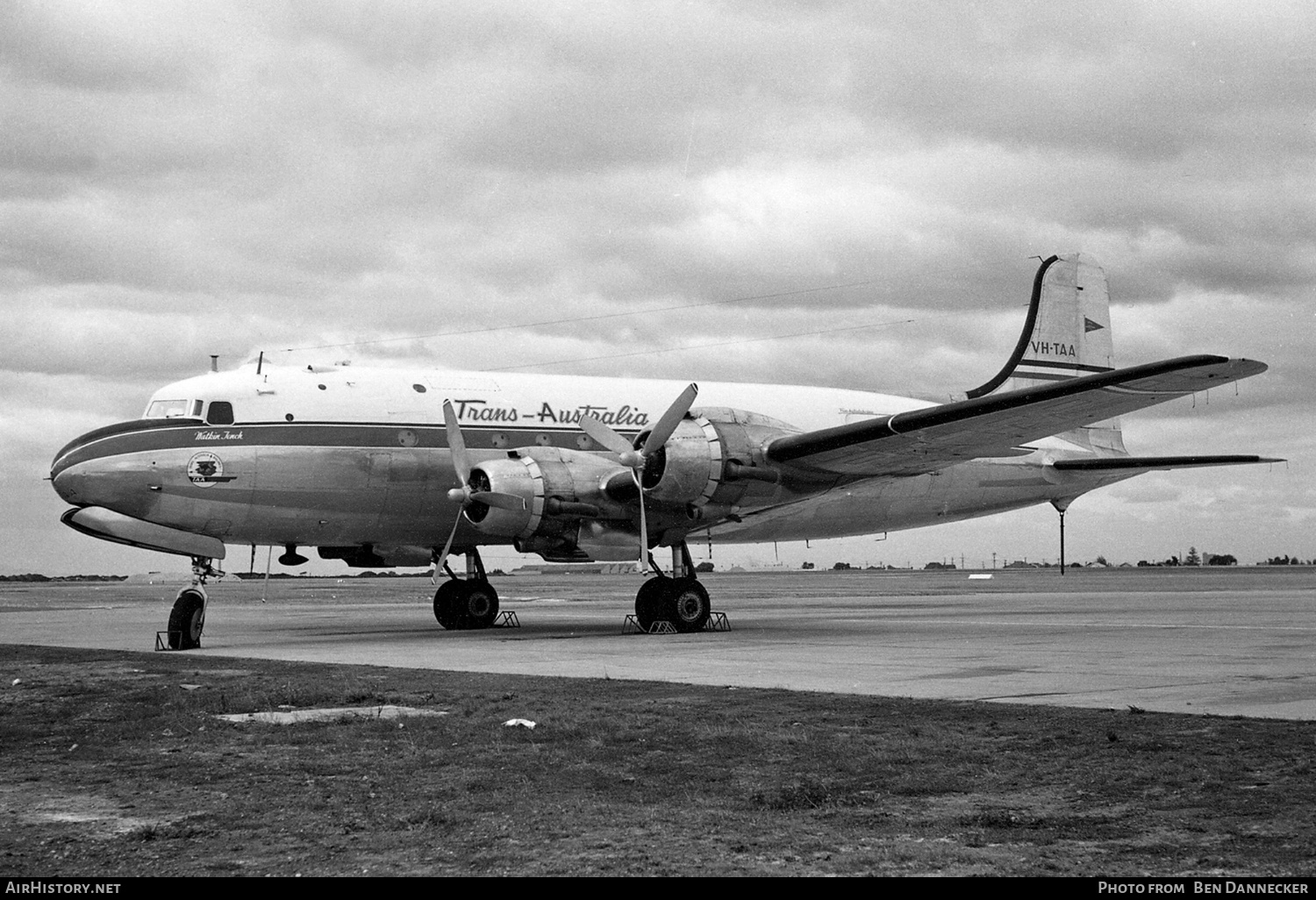 Aircraft Photo of VH-TAA | Douglas DC-4-1009 | Trans-Australia Airlines - TAA | AirHistory.net #127254