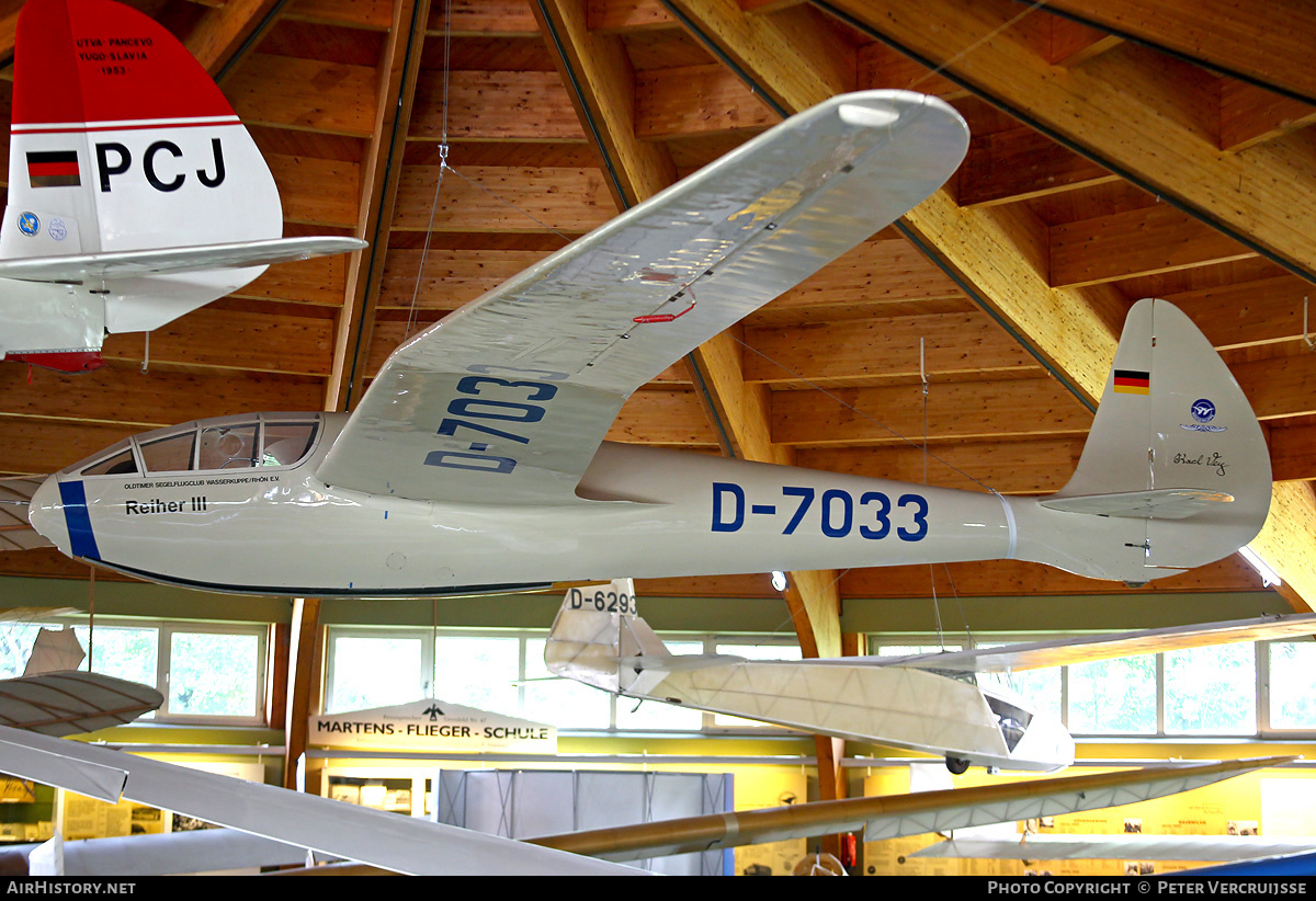 Aircraft Photo of D-7033 | DFS Reiher III Replica | Oldtimer Segelflugclub Wasserkuppe | AirHistory.net #127256