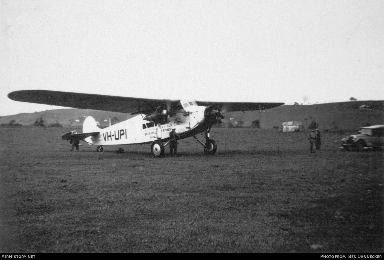 Aircraft Photo of VH-UPI | Avro 618 Ten | New England Airways | AirHistory.net #127265