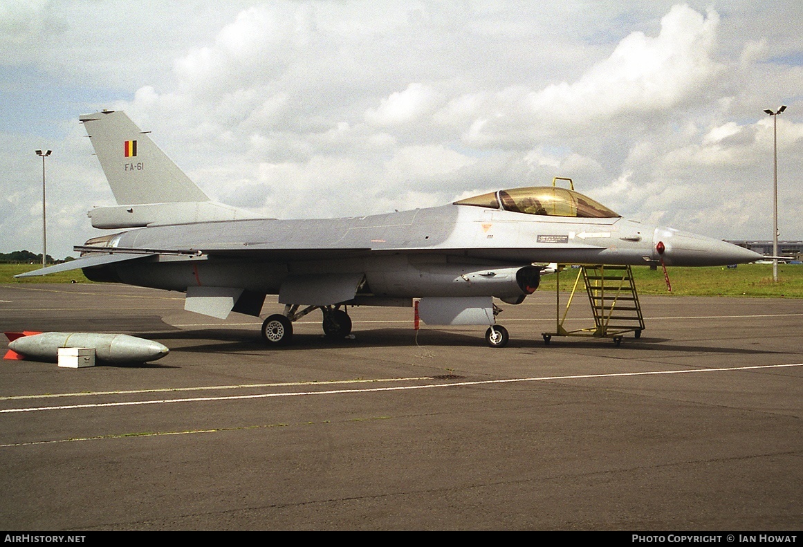 Aircraft Photo of FA-61 | General Dynamics F-16AM Fighting Falcon | Belgium - Air Force | AirHistory.net #127272