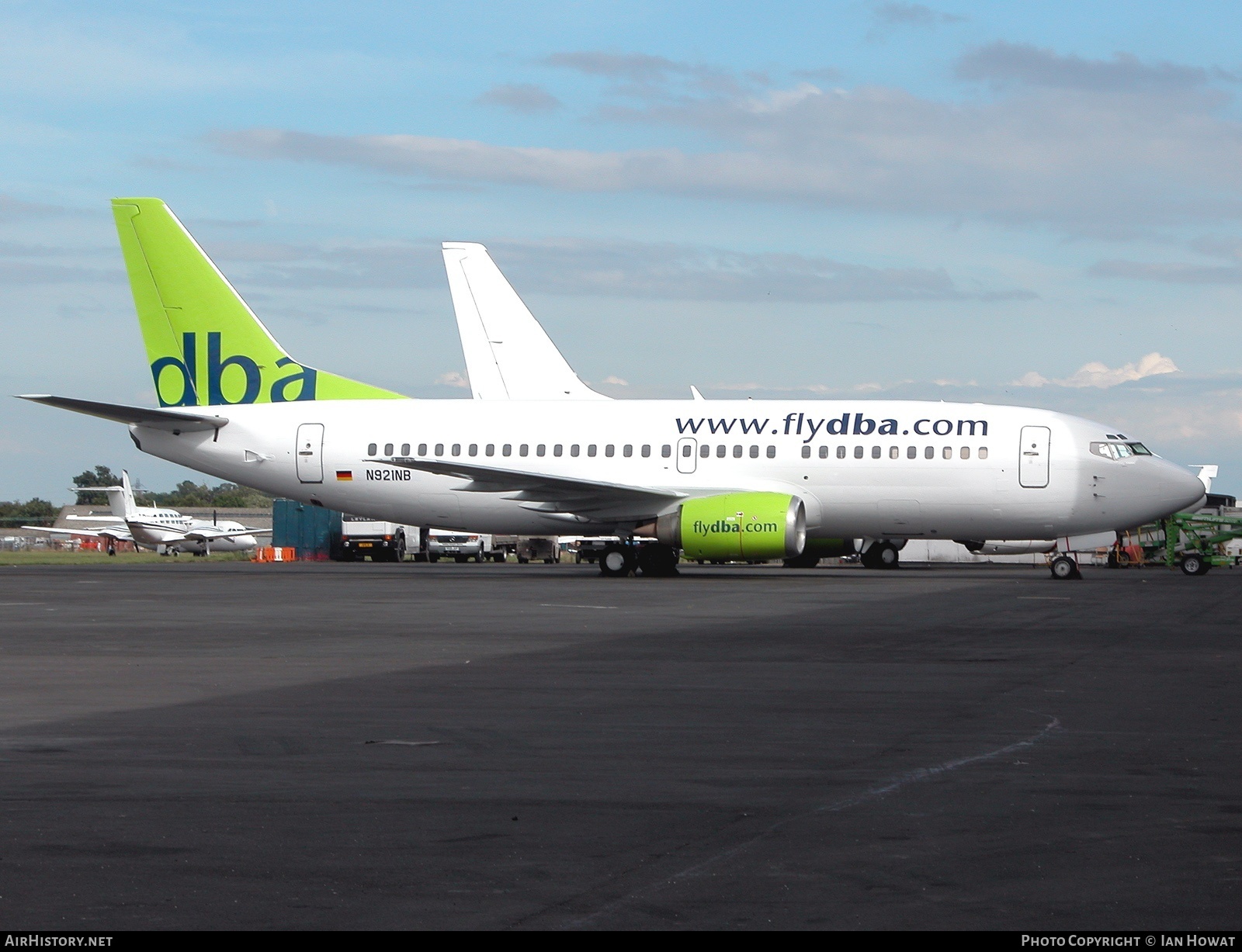 Aircraft Photo of N921NB | Boeing 737-3Y0 | DBA - Deutsche BA | AirHistory.net #127274