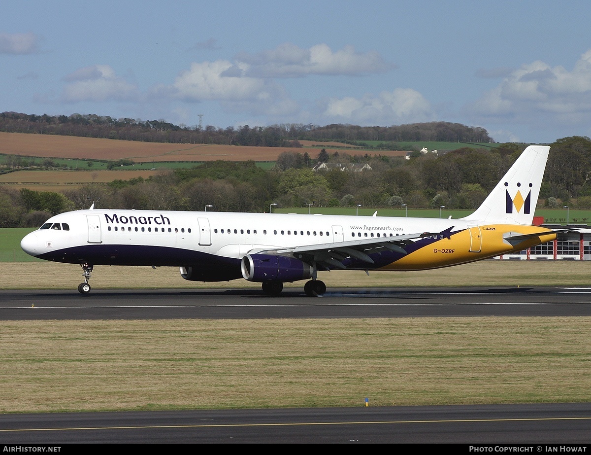 Aircraft Photo of G-OZBF | Airbus A321-231 | Monarch Airlines | AirHistory.net #127275