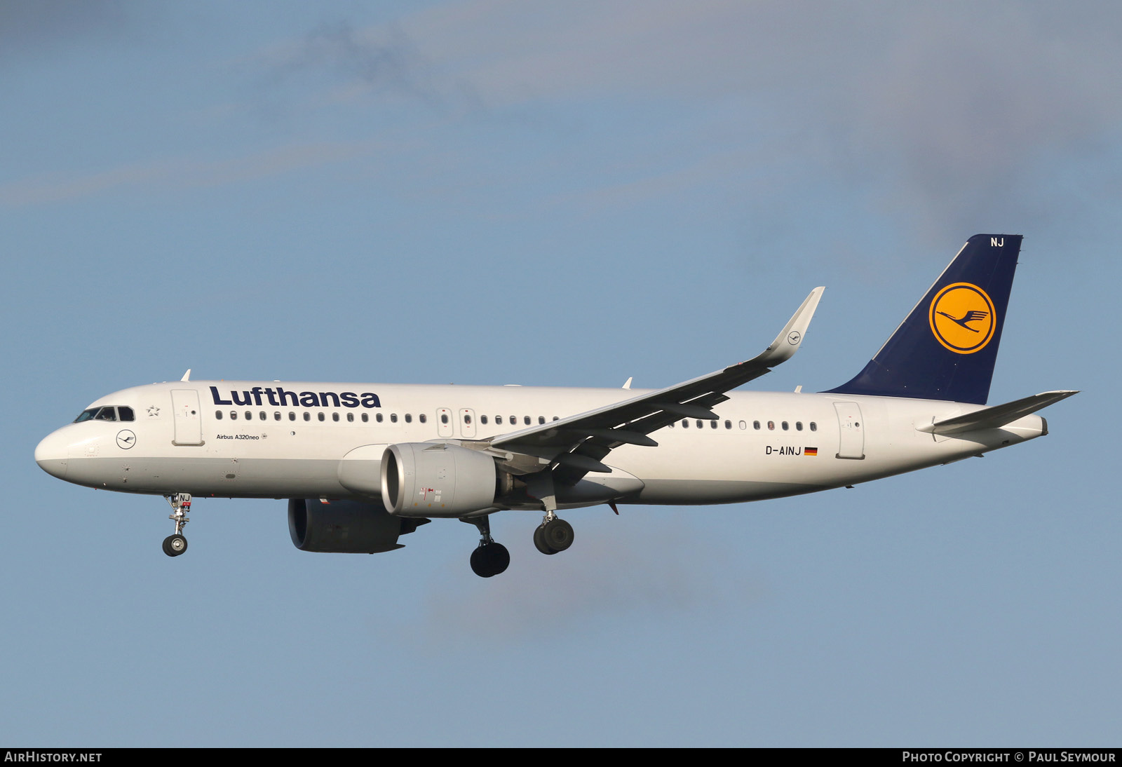Aircraft Photo of D-AINJ | Airbus A320-271N | Lufthansa | AirHistory.net #127295