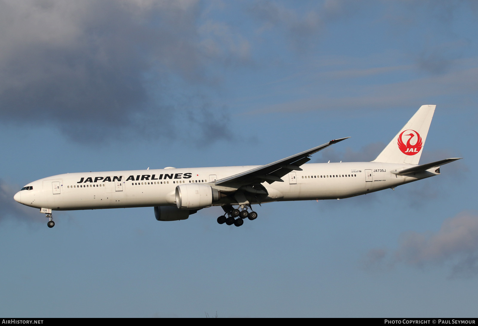 Aircraft Photo of JA735J | Boeing 777-346/ER | Japan Airlines - JAL | AirHistory.net #127304