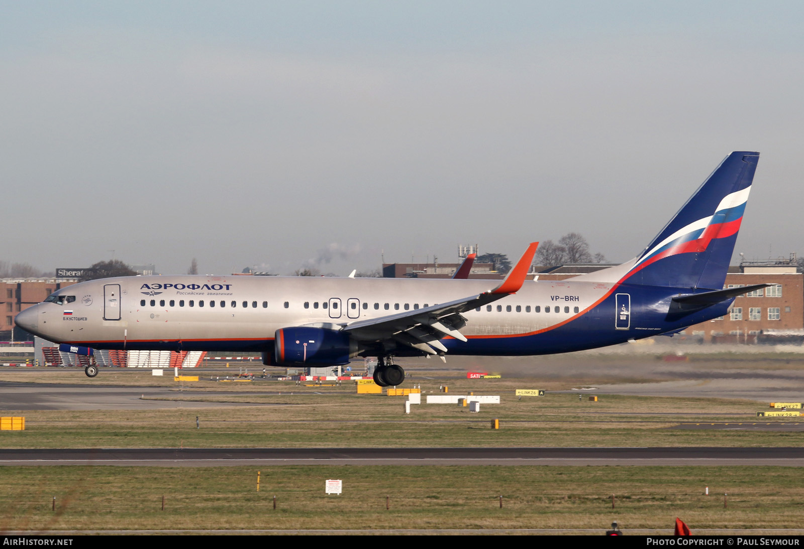 Aircraft Photo of VP-BRH | Boeing 737-8LJ | Aeroflot - Russian Airlines | AirHistory.net #127312