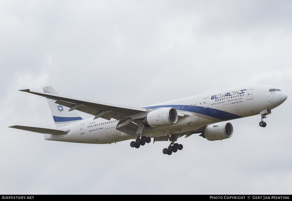 Aircraft Photo of 4X-ECB | Boeing 777-258/ER | El Al Israel Airlines | AirHistory.net #127317
