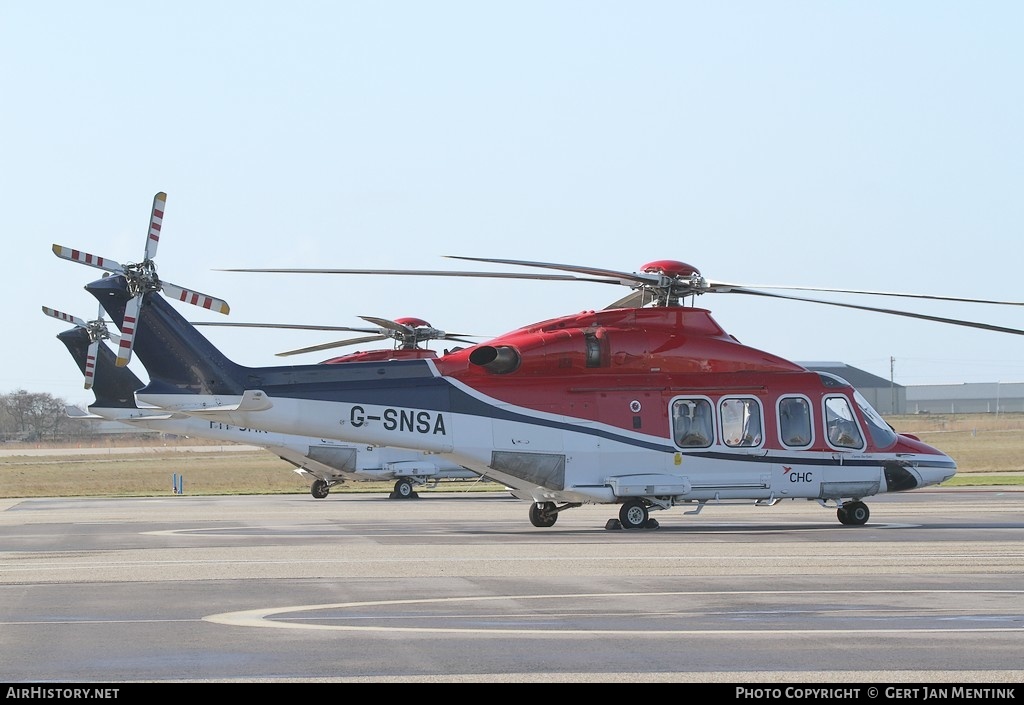 Aircraft Photo of G-SNSA | AgustaWestland AW-139 | CHC Helicopters | AirHistory.net #127318